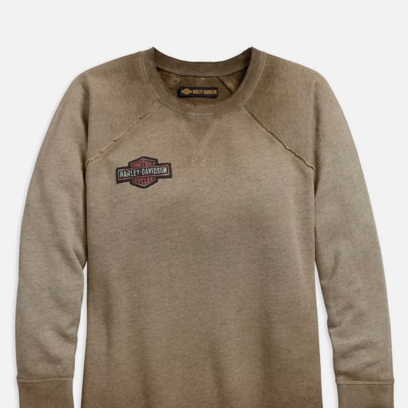 Harley-Davidson Womens Chunky Studded B&S Raglan P - Picture 2 of 3